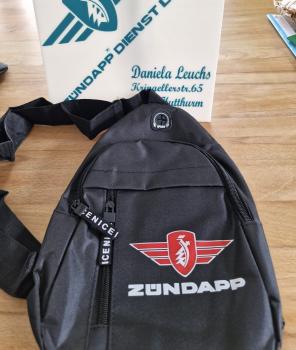 Zündapp Umhängetasche mit Verstellbaren Gurt Maße 29 x 17 x 8 cm !